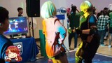 Leon and Ashley dancing Timber (Just Dance) at ESGS 2023 (Nov3-5 at WTC)
