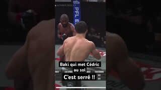 Baki met au sol Cédric Doumbé et gagne le 1er Round !🔥