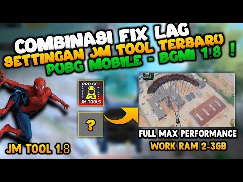 CARA SETTING KOMBO JM TOOLS VERSI TERBARU UPDATE PUBG MOBILE 1.8 ‼️ Fix Lag, Lock 60fps - 90fps 🔥