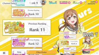 SIFAS Idol Channel Rankings [WW Week 8]