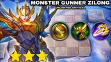 3 STAR GUNNER ZILONG IS A MONSTER. 100% UNLIMITED CRITICAL HIT. MAGIC CHESS MOBILE LEGENDS