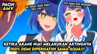 Saat Kamu Melihat ku Dengan Pipi Yang Memerah, Kamu Nampak Imut Aqua💕 [ AMV ]