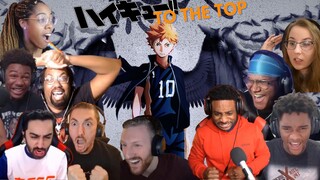 HAIKYUU ! TO THE TOP SEASON 4 BEST REACTION MOMENTS