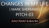 CHANGES IN MY LIFE ( MARK SHERMAN ) ( PITCH-03 ) PH KARAOKE PIANO by REQUEST (COVER_CY)