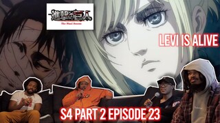 Attack on Titan Season 4 Part 2 Episode 23 Reaction | HOPELESS