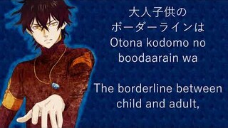 Aoi Honoo (Japanese, Romanji, English LYRICS) - Black Clover ED 1