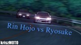 Rin Hojo vs Ryousuke [FULL VERSION] | Initial D battle remake S2Ep10
