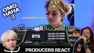 PRODUCERS REACT - BTS try not to laugh challenge reaction