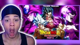 THIS GOTTA DROP SOON!! | Dragon Ball Super: Super Hero Fan Animation Part 2 TRAILER REACTION!