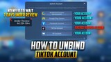 HOW TO UNBIND/DISCONNECT TIKTOK ACCOUNT FOR GOT HACKED & HACKER CONNECTED ACCOUNT | MOBILE LEGENDS