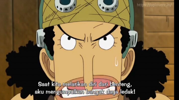 Luffy menyimpan gurita dalam sempak