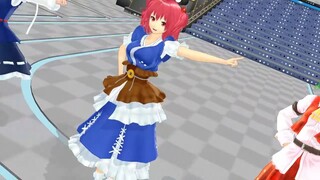 【東方mmd】小町＆ヤマザナドゥ＆幽香で教えて魔法のlyric