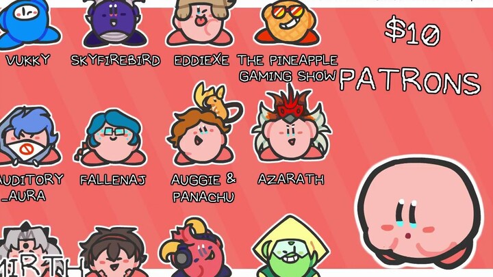Kirby eats a watermelon and dies
