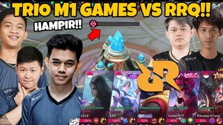 Ketika TRIO M1 Ketemu RRQ dan Coachnya!! AUTO Mode Tournament!! - Mobile Legends