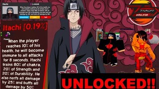 Unlocked Rarest Champion *ITACHI* for 261,000 shards in Roblox Anime Fighting Simulator Champion