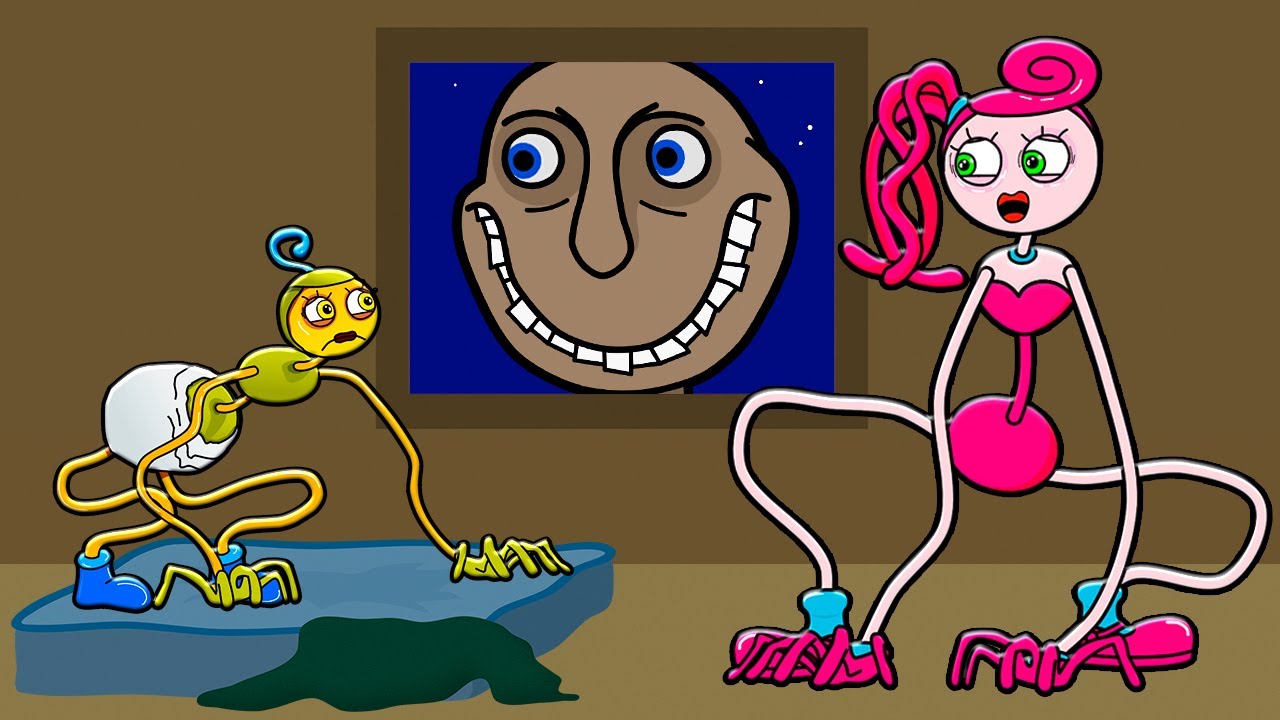 THE MAN FROM THE WINDOW VS BABY & MOMMY LONGLEGS POPPY PLAYTIME CHAPTER 2! (Cartoon  Animation) - BiliBili