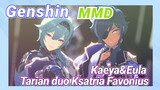 [Genshin, MMD] Kaeya&Eula, Tarian duo Ksatria Favonius