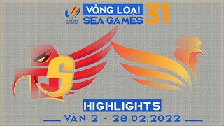 Highlights SKY vs SE [Ván 2][Vòng Loại Seagame31 - Vòng 2][28.02.2022]