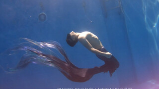 【自由潜】【美人鱼】男生学美人鱼自由潜也可以很帅！