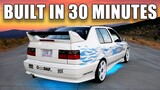 Complete Modern Fast and Furious Jetta Built in 30 Minutes
