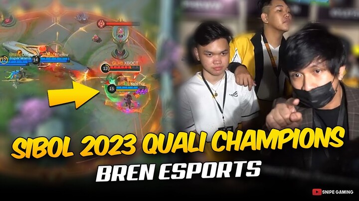 BREN ESPORTS is your SIBOL 2023 QUALIFIERS CHAMPIONS. . .😮