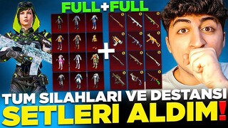 TAKİPÇİME TÜM YÜKSELTİLEBİLİR SİLAHLARI ve DESTANSI SETLERİ ALDIM! HESABI FULLEDİK! PUBG Mobile