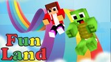 Baby JJ and Mikey ENJOYS World Best Rides in Minecraft - MAIZEN PARODY (MIZEN mike)