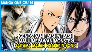 (Manga One 114) - Ninja Buronan Beraksi!!! Untuk Kesekian Kalinya Sonic Menantang Saitama!!