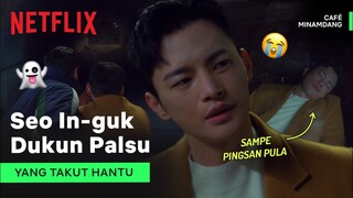 Seo In-guk Ngumpet di Balik Kang Mi-na Pas Liat Hantu | Café Minamdang | Clip