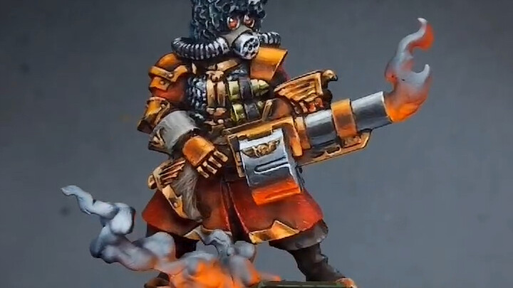 [elminiaturista] Setelah mencuci bidak catur Warhammer 40k yang dicat pada tahun 2018 (cat metalik),