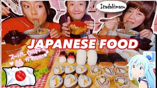 JAPANESE FOOD MUKBANG | HOW TO PREPARE JAPANESE FOOD