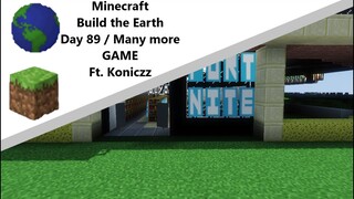 Building the Earth Minecraft [Day 89 of Building] Ft. Koniczz