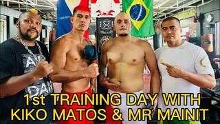 FIRST TRAINING DAY WITH @Kiko Matos  & @Mr. Mainit @ GNPMMAGYM