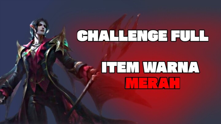 DAPET CHALLENGE FULL ITEM WARNA MERAH. KIRA KIRA BERHASIL GA?