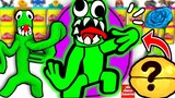 Huevo Sorpresa Gigante de Green de Rainbow Friends ROBLOX con Juguetes de Among Us FNAF Dinosaurios
