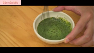 Thư giãn cùng món Nhật : Matcha cheesecake 4 #videonauan