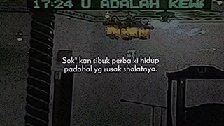 padahal yang rusak shalat nya