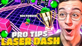 MEJORES PRO TIPS *LASER DASH* en STUMBLE GUYS! 😱