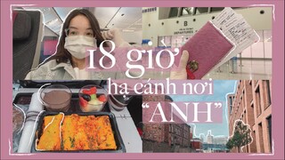 Du Học Anh 🇬🇧 | 18 tiếng bay sang Anh giữa mùa dịch | Trải nghiệm Qatar Airways