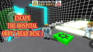 #roblox #gameplay #walkthrough ESCAPE THE HOSPITAL OBBY -ROBLOX INDONESIA GAMEPLAY WALKTHROUGH