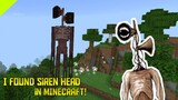 I Found Sirenhead in MINECRAFT! | Mod Download