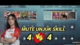 MUTE UNJUK SKILL DI TDM 4 VS 4 LAWAN PRO PLAYER || MUTE NIH BOS