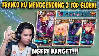 FRANCO KU MENGGENDONG 3 TOP GLOBAL HAHAHA