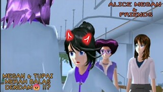 ALICE MEGAN & FRIENDS [TUPAI MERAH BALAS DENDAM !!?] SAKURA SCHOOL SIMULATOR