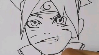 Menggambar Karakter Populer Boruto