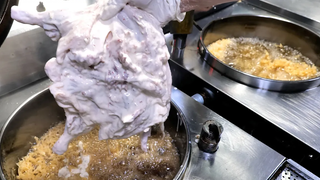! ! Garlic chicken flavored with a pressure cooker Korean Street food
