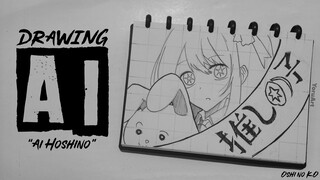 Speed Drawing Ai Hoshino From Anime Oshi no Ko | YoruArt