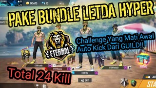 PAKE BUNDLE LETDA HYPER BARBAR FULL SQUAD ETERNAL - GARENA FREE FIRE