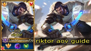 riktor aov guide Riktor aov guide arena of valor riktor