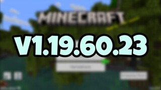 NEW MINECRAFT PE 1.19.60.23 BETA!!! Minecraft Bedrock Edition Update